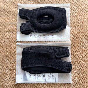 Knee Brace Pair Adjustable Patella Support Strap Stabilizers Gel Pads Meniscus